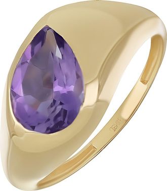 Bony Levy 14K Gold Chunky Topaz Ring in 14K Yellow Gold /Amethyst at Nordstrom, Size 6.5