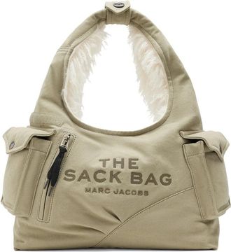 Marc Jacobs Sack Bag In Cargo Fur Canvas