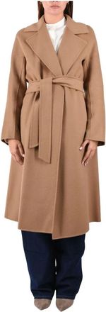 Max Mara Abrigo Cles - Coats - Mujer - Marr&oacute;n - XS