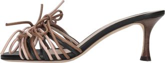 N&deg;21 Leren Mules - Dames - Muiltjes - Veelkleurig - 41 EU - Leer - Schoenen
