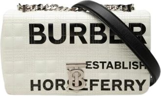 Burberry Pre-owned Lola Schoudertas - Dames - Vintage Schoudertas - Wit - ONE Size - Leer - Vintage