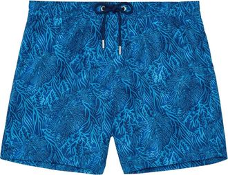 HOM Panarea Beach Boxer in Blue Print at Nordstrom, Size X-Large