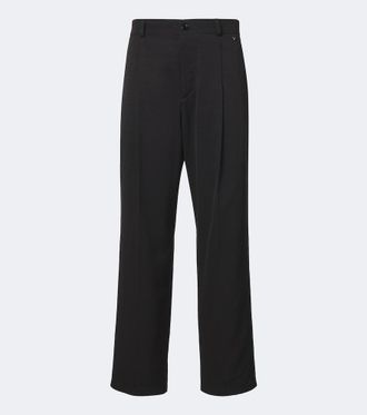 Valentino Garavani Pantalones rectos plisados