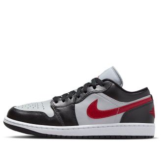 Air Jordan (WMNS) Air Jordan 1 Low Wolf Grey Gym Red DC0774-062