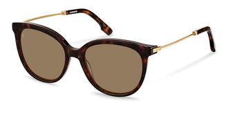 Rodenstock R3344 B Womens Sunglasses Tortoiseshell Size 55