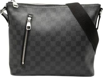Louis Vuitton Pre-owned Cross Body Bags, male, Black, Size: ONE SIZE Pre-owned Mick PM Damier Graphite Shoulder Bag