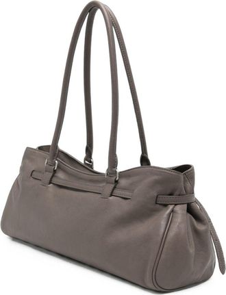 Margesherwood Leather Shoulder Bag - Grey