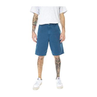 Carhartt Work in Progress Shorts - Heren - Korte Broeken - Blauw - W26 - Katoen - Korte Broeken