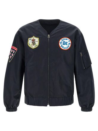 Kenzo Blue Nylon Mens Bomber