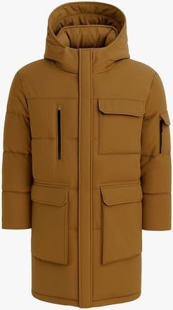 Quartz Co. COMPASS | Hooded Recycled Down Winter Jacket in Camel at Nordstrom, Size Medium