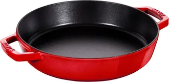 Staub Cast Iron 13-inch Double Handle Fry Pan