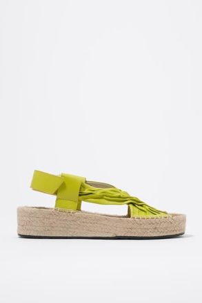 Bimba & Lola Jute Wedge Sandal in Pistachio at Nordstrom, Size 36