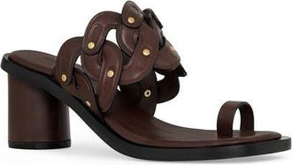Rebecca Minkoff Studded Toe Loop Sandal in Brunette at Nordstrom, Size 5