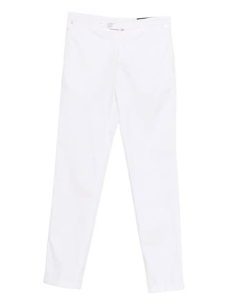 Kiton buttoned trousers - White