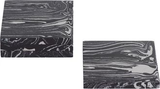 Zodax Stone Dust Black Coasters