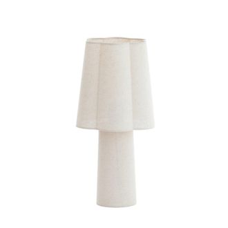 Light & Living L&aacute;mpara De Mesa - Musaby - Beige - Textil - - Light&living