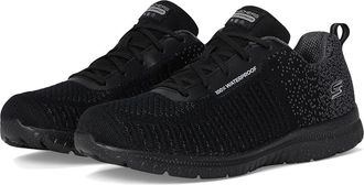 Skechers Virtue Womens Shoes Black Charcoal : 5.5 B - Medium