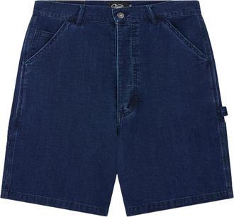 Deus Big Fella Chambray Short - Heren - Denim shorts - Blauw - W31 - Katoen - Korte Broeken