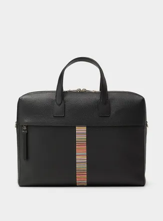 Paul Smith Mens Double Zip leather briefcase