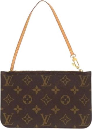 Louis Vuitton Pre-owned Pouch - Dames - Vintage Clutch - Bruin - ONE Size - Vintage