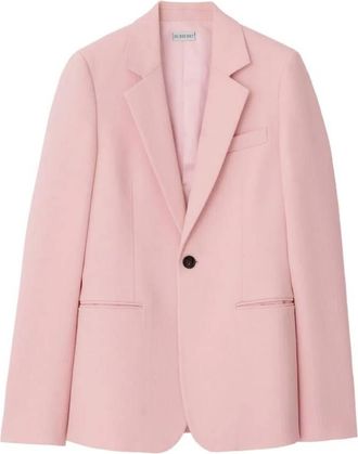 Burberry Single-Breasted Wool Blazer Jacket, Brand Size 6 ( US Size 4 )