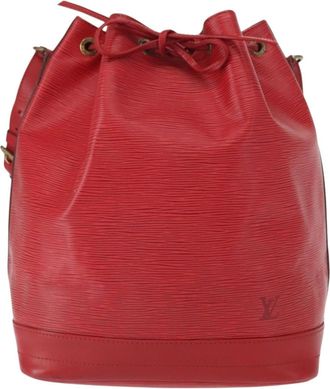 Louis Vuitton Noe Epi Leather Red Leather Handbag (Pre-Owned)