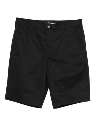 Karl Lagerfeld cotton chino shorts - men - Cotton - M - Black