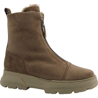 Paul Green Cameo Faux Fur Bootie in Earth Soft Suede at Nordstrom Rack, Size 6Us / 3.5Uk