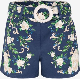 Farm Rio Baumwollshorts Flower Tapestry