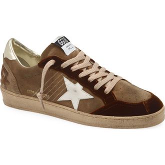 Golden Goose Ball Star Low Top Sneaker in Tabacco/Cognac/Milk at Nordstrom, Size 12Us