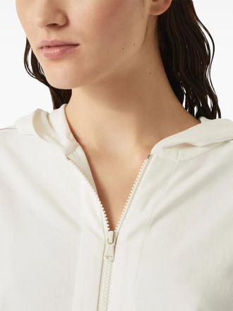 Brunello Cucinelli Womens Monili-Embellished Hoodie Ss25 W