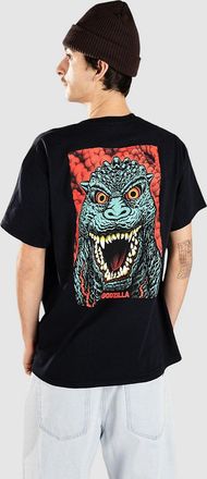 Santa Cruz X Godzilla Destroyer Stripes T-Shirt zwart