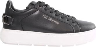 Love Moschino Sneakers, female, Black, Size: 7 US Elegant Black Shoulder Bag