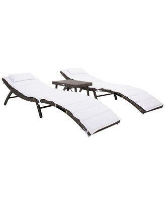 Safavieh Carew 3Pc Sun Lounger Set