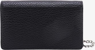 Maison Margiela Womens Leather Crossbody Bag Four Stitches Black Shoulder