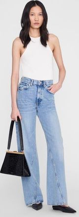 Anine Bing Brie Jean in Pale Azure at Nordstrom, Size 30