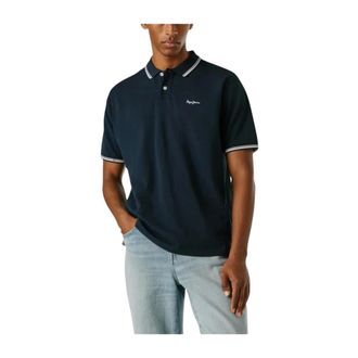Pepe Jeans London Polo Shirts, male, Blue, Size: 2XL Carson Polo