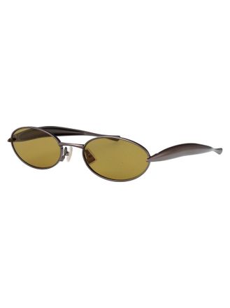 Bottega Veneta Unisex Sunglasses Ruthenium-Yellow Metal Ruthenium/yellow