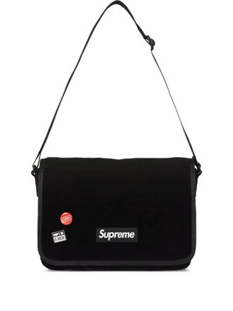 SUPREME textured shoulder bag - Black
