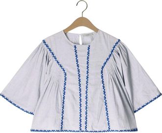 By-Bar Amsterdam Overhemden, Dames, Blauw, M, Davin Pin Stripe Blouse