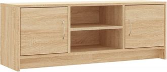 vidaXL Vidaxl - Mueble De Tv Madera De Ingenier&iacute;a Roble Sonoma 102x30x37,5 Cm