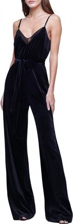 L'agence Womens Justice Jumpsuit In Black