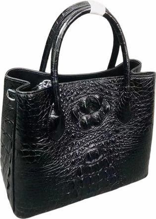 Generic tote handbag for women Authentic Alligator Skin Female Purse Lady Three-way Green Handbag Genuine Crocodile Leather Womens Single Shoulder Bag