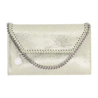 Stella McCartney Stella McCartney, Clutches, female, Gray, Size: ONE SIZE Falabella Wallet on Chain