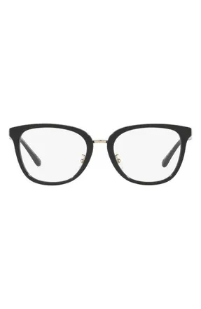 Michael Kors Innsbruck 52mm Square Optical Glasses in Black at Nordstrom