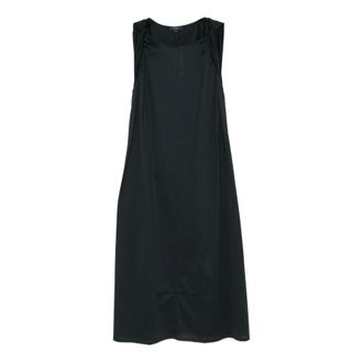 SOEUR Soeur, Kleedjes, Dames, Blauw, S, Katoen, Debby Midi Jurk