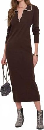 Heartloom Tissa Sweater Dress In Burgundy