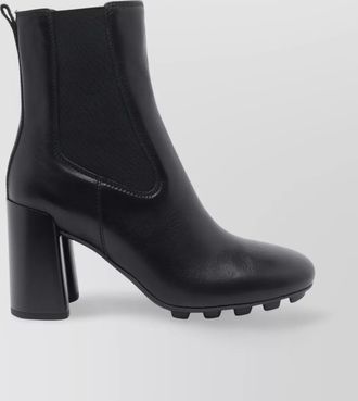 Hogan leather ankle boots