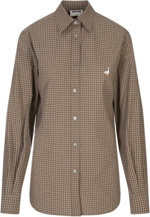 Moschino Mujer, Blusas y Camisas, Marrón, Talla: S