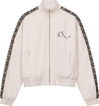 Rough. Giacca sportiva con ricamo - Bianco